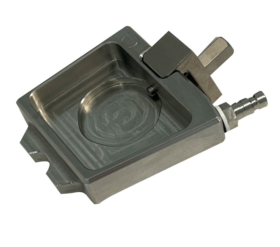 SRV®5 oil bath with outlet on the left for use with oil pump off-center, inclination